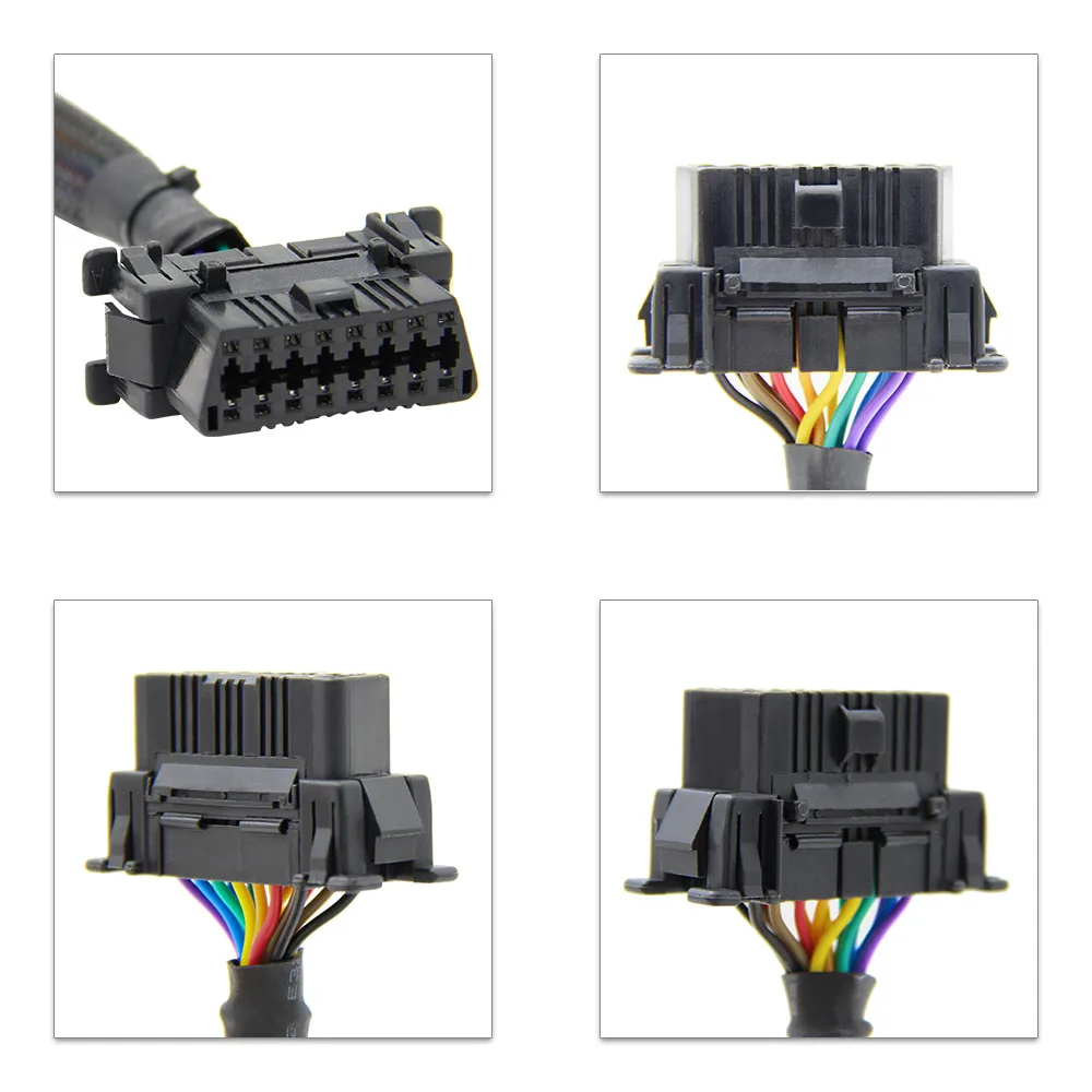 Высокое качество OBD2 Удлинительный кабель OBD 16pin мужского и женского пола для ELM 327