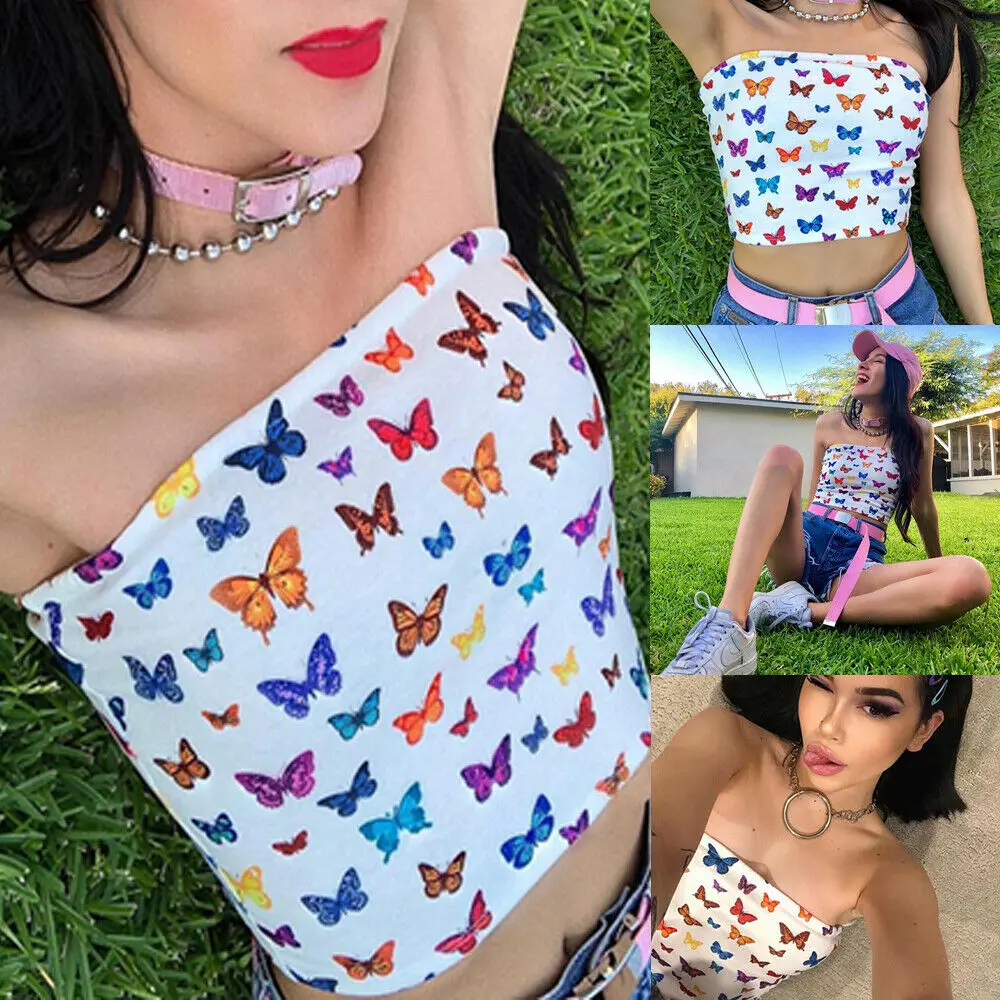 Новая мода женщин бабочка обернутая грудь стрейч дышащая безопасность сплошное нижнее белье горячее - Цвет: 1