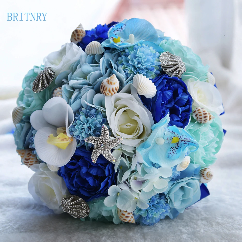 Beach Wedding Bouquets With Seashells