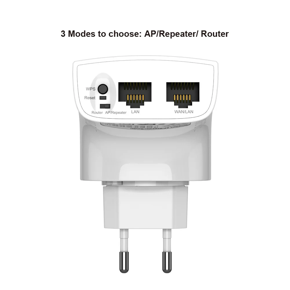 dodocool AC750 Wifi Repeater Router AP Access Point Mode 2.4/5GHz Dual Band Wireless Router 3 Internal antennas Repeater WiFi