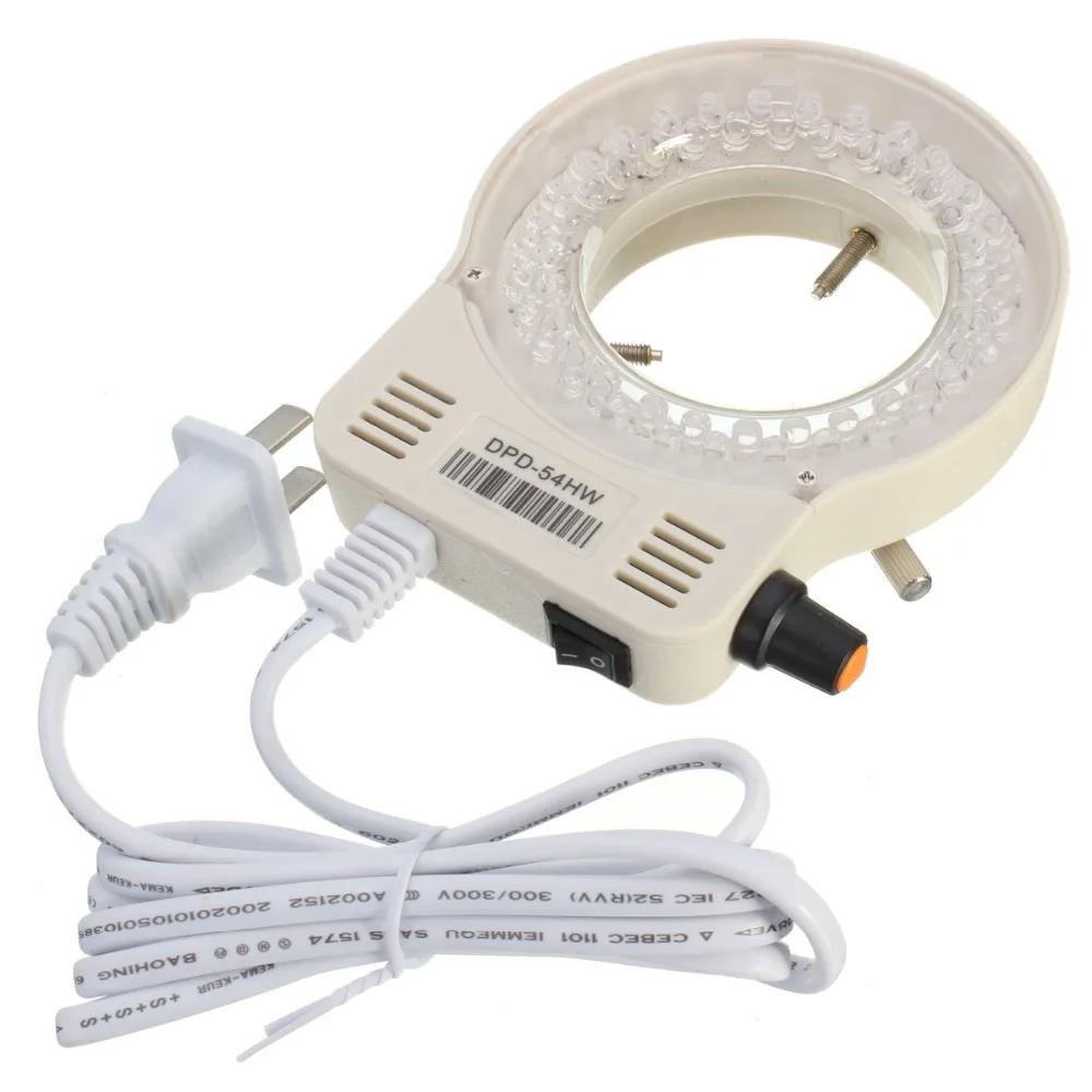 

LED Ring Lamp 56-LED Adjustable Ring Light Illuminator Lamp For STEREO Microscope Excellent Circle Light LED Round Light