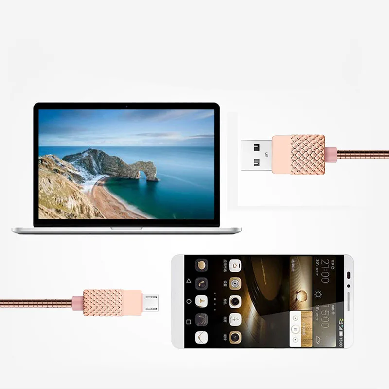 Высококачественный цинковый сплав Micro Usb для Usb строка данных для Apple Android type-c металлический зарядный кабель дропшиппинг FDC-Z06