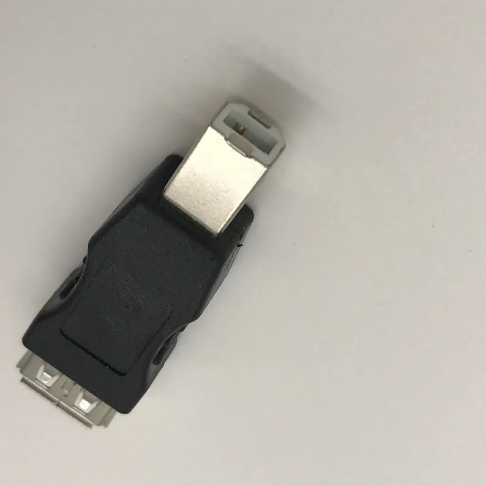 USB к принтеру порт печати адаптер Женский к гнезду разъем USB2.0 A к B конвертер Столярный 1 шт