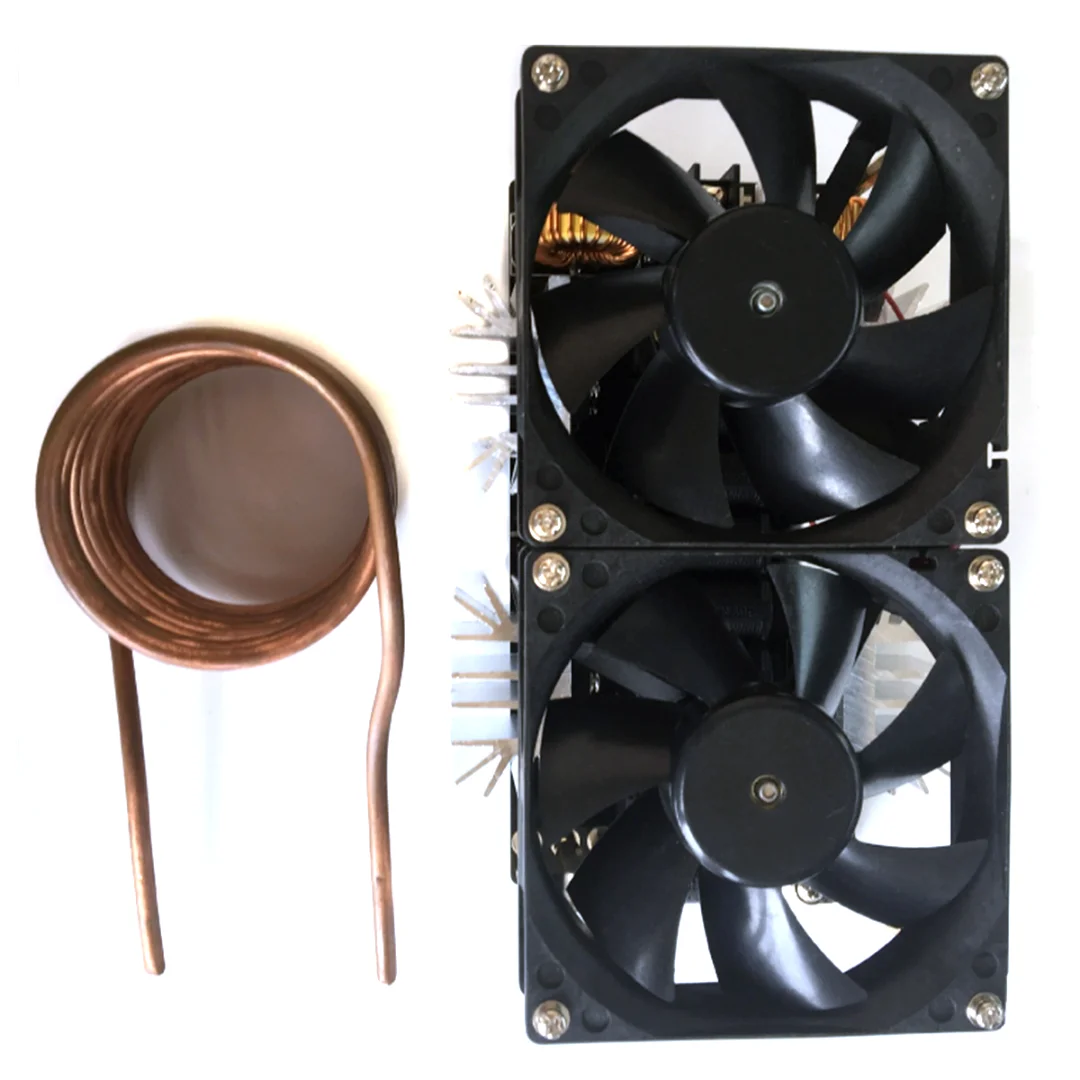 

1800W ZVS Induction Heating PCB Board Module Flyback Driver Heater 180*90*80mm + Copper Coil Tube Mayitr