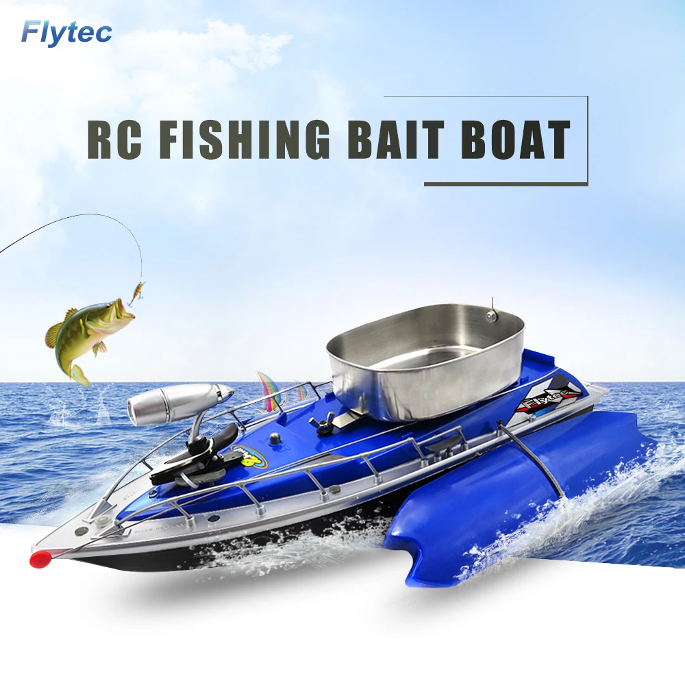 Flytec RC Fishing Bait Boat With Fish Finder - Finish-Tackle