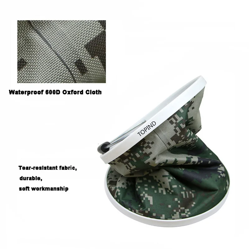 Waterproof 600D Oxford Cloth Multi-purpose Folding Buckets' detail