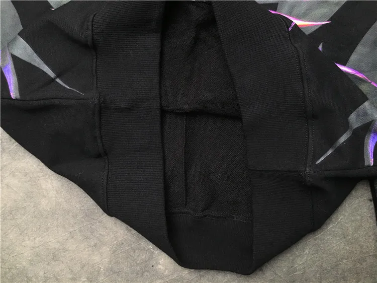 Новинка 19ss, мужские толстовки с абстрактным узором, худи, толстовки с капюшоном, вельветовые хлопковые толстовки с капюшоном, уличные толстовки из плотного флиса, хип-хоп# H36