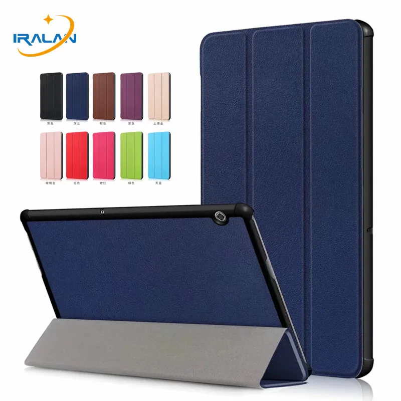 PU кожаный чехол для Huawei MediaPad T5 10 AGS2 W09 L09 L03 W19 1 inch планшет магнит smart Cover + защитная