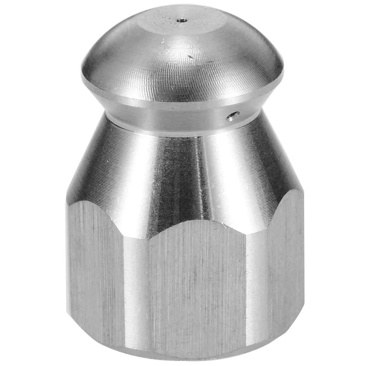 Stainless Steel 1/4" BSP High Pressure Washer Drain Hose Nozzle Sewer Cleaning Jetter Nozzles for Spray Cleaning Tools
