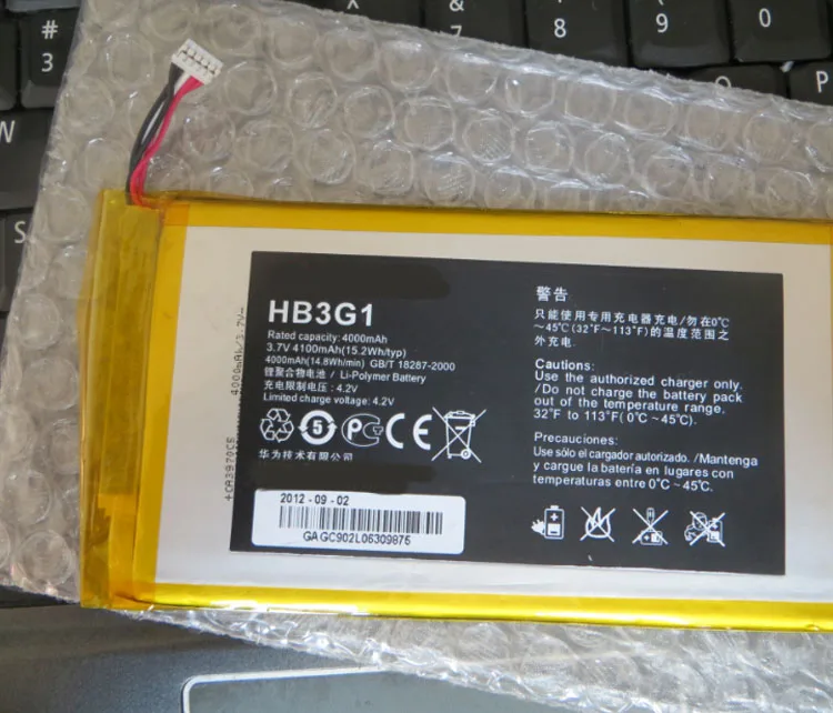 HB3G1 HB3G1H Battery 4000mAh For Huawei MediaPad 7 Lite s7 301u T Mobile Springboard Batterie Bateria
