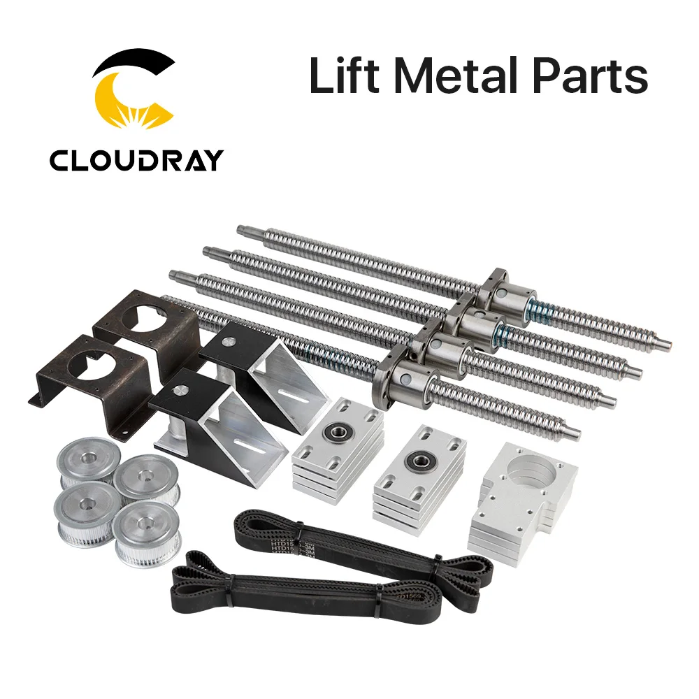 Cloudray Моторизованный вверх и вниз стол платформа лифт металлические части для CO2 резки и гравировки машины