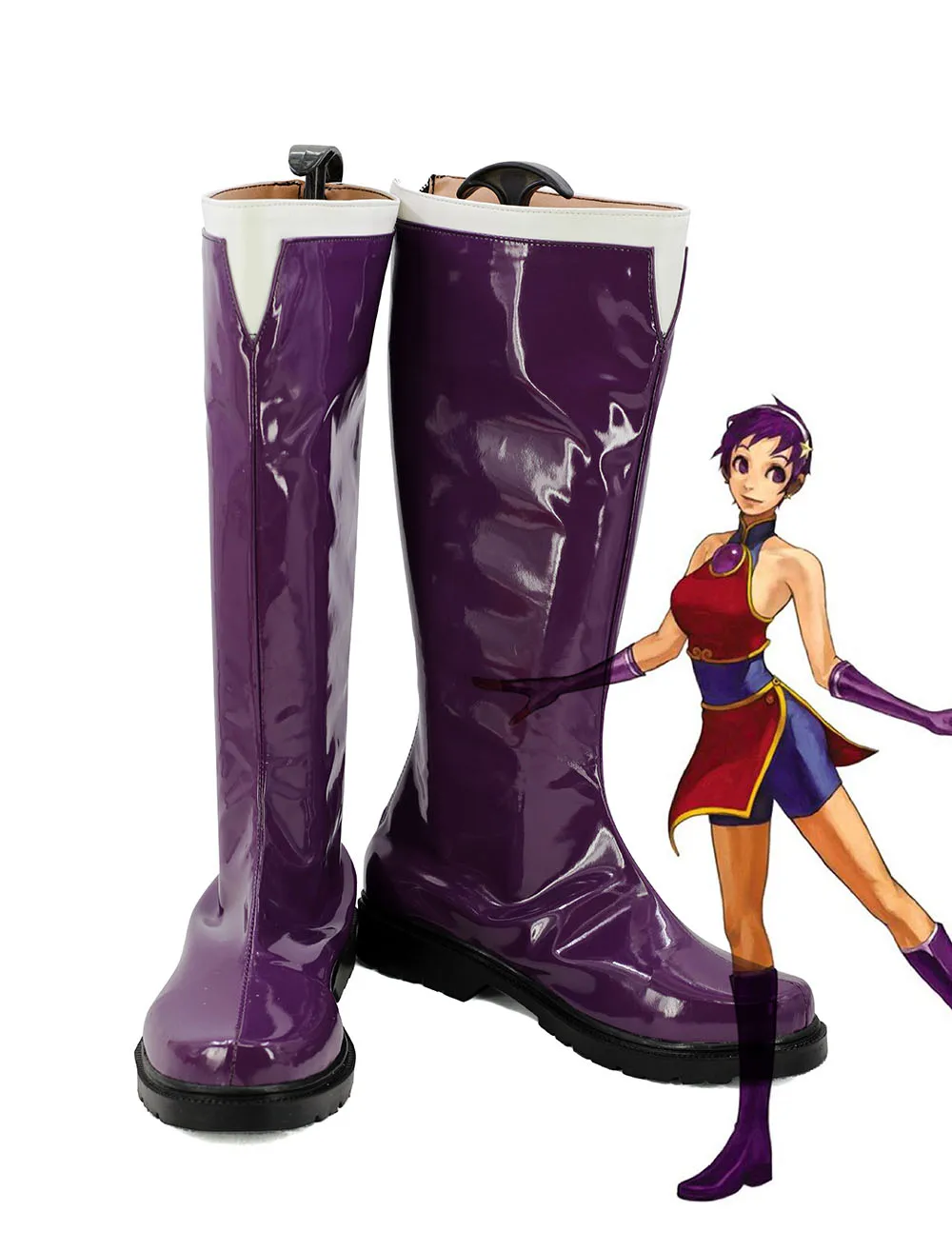 Good Deal Kof The King Of Fighters Athena Cosplay Boots Shoes