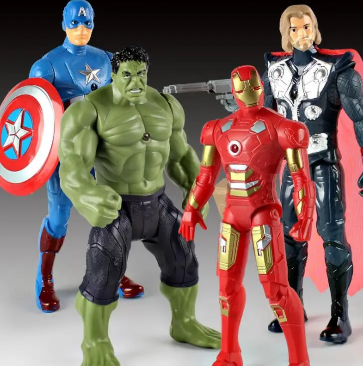 Marvel Hero Мстители Бесконечная война танос Железный 20 см паук Капитан Америка