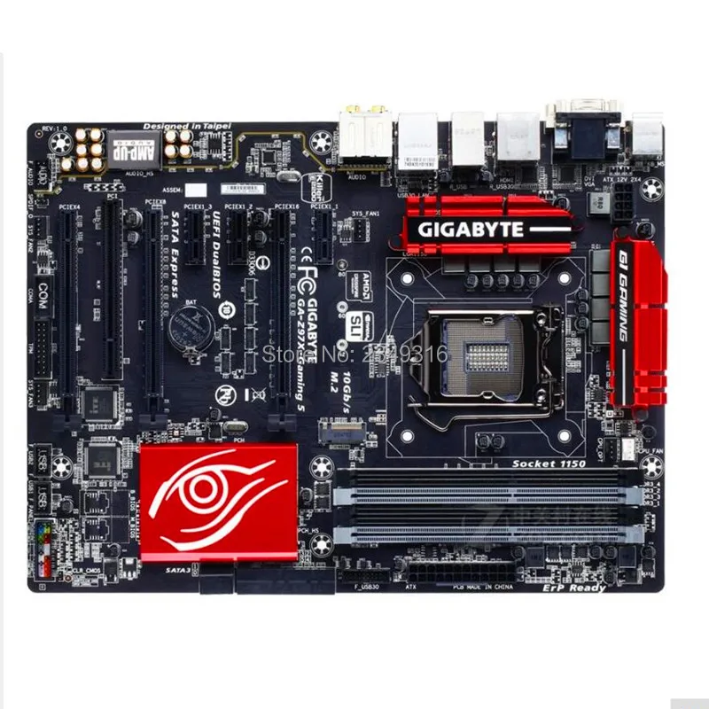 Для Gigabyte GA-Z97X-Gaming 5 рабочего Материнская плата Z97X-Gaming 5 Z97 LGA 1150 i3 i5 i7 DDR3 полностью Тесты