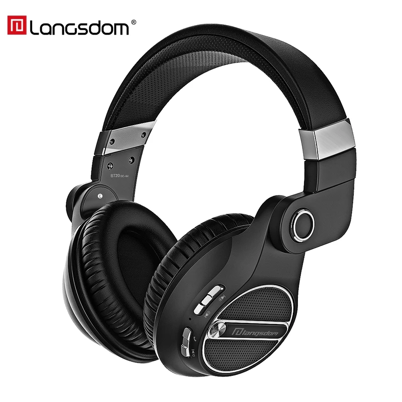 Langsdom BT20 Bluetooth Headphone Wireless Gaming Headset HiFi