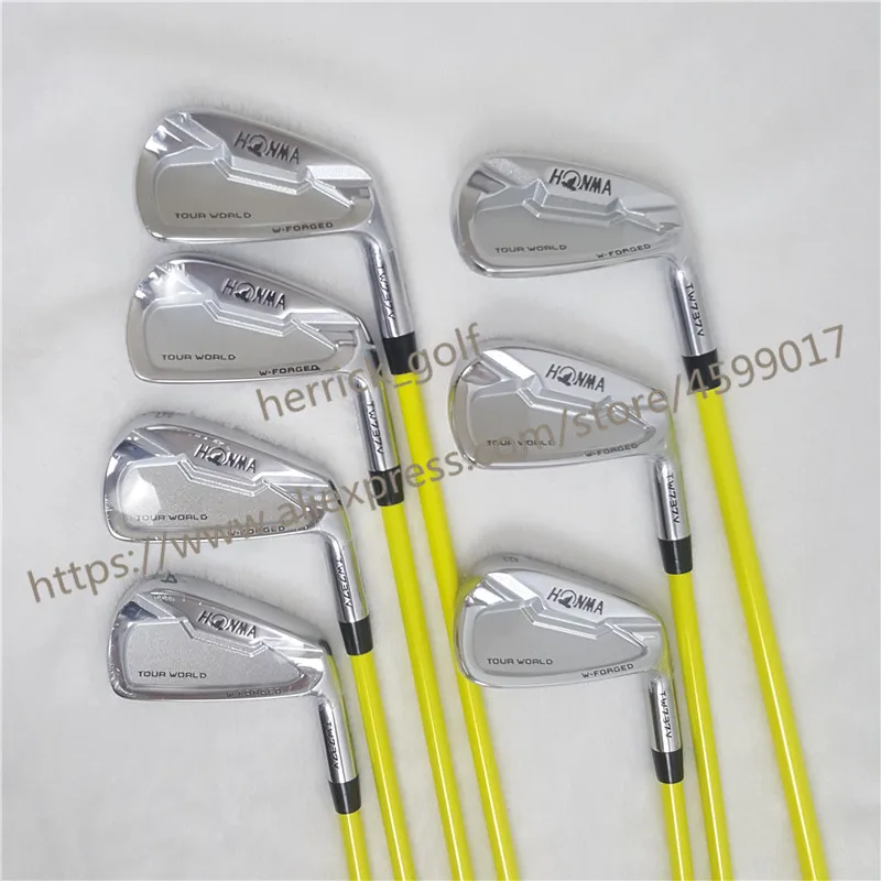 Клюшки для гольфа набор утюгов HONMA TW737V набор для гольфа 4-9 10 клубов NS. PRO стальной графитовая клюшка для гольфа R/S Flex Бесплатная доставка