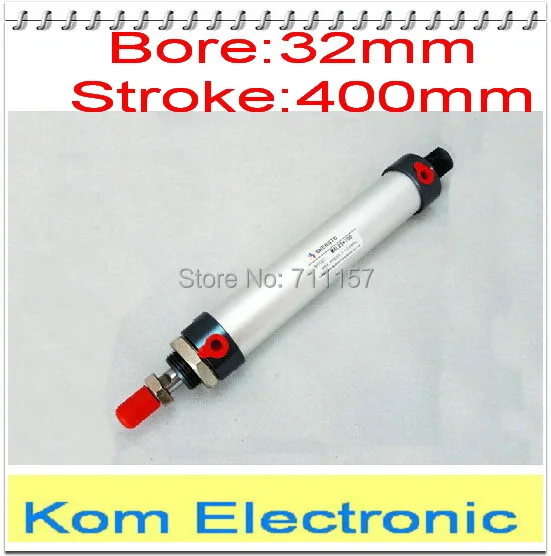 MAL Series 32MM Bore 400MM Stroke Aluminium Alloy Pneumatic Mini Air Cylinder 1/8&quot Port Double Acting 32-400 32x400 mm | Обустройство