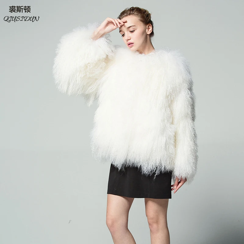 Натуральный мех овчины женские зимние пальто Kawaii подкладка Китай меховые куртки больших размеров для женщин овчина мутон овцы