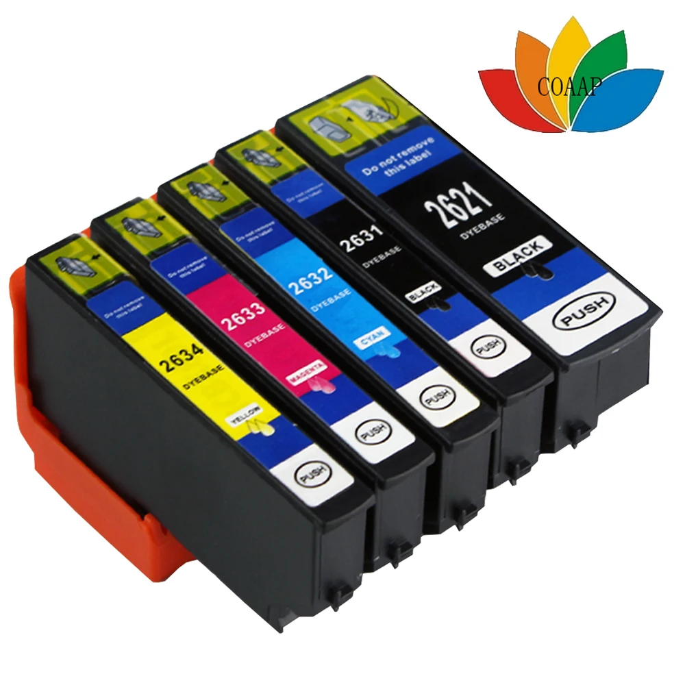 1 Sets of Compatible 26XL T2635 Ink cartridge for EPSON XP 520 XP 620
