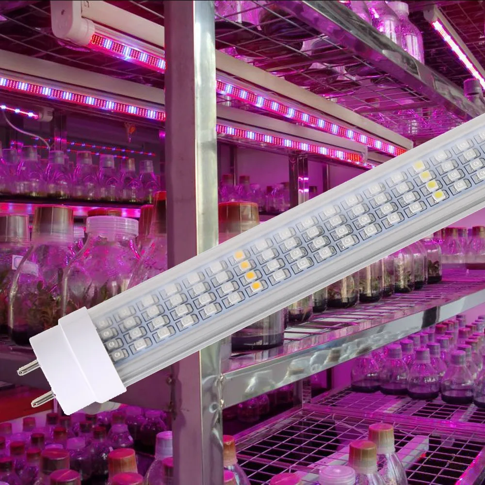 Full Spectrum LED Grow Light Bar 1.2M 60W 600LEDs AC85265V for