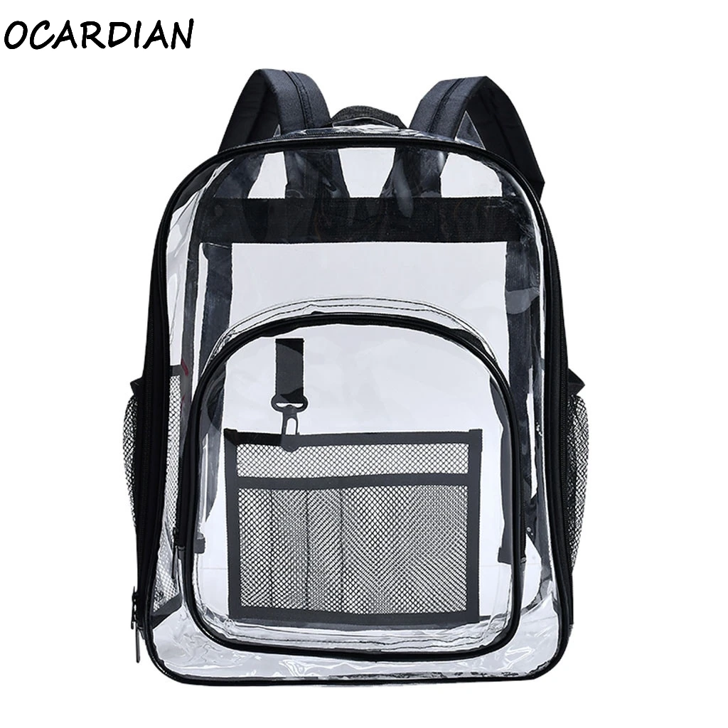 

OCARDIAN Backpack Unisex Transparent Bag Pack Women Backpack 2019 Fashion Men's Backpack For School Bag Colleg Dropship A23