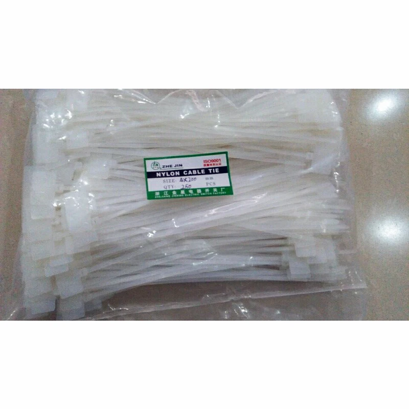 

ZHEJIN (250pcs)8'' Marker Flag Cable Tie,33lbs Min Tensile Strength, Marker Write On AreaFlag, Type- Natural