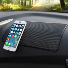 Автомобильный Противоскользящий коврик сетка орнамент Подушка Нескользящая Накладка авто украшение приборной панели для ключей очки сотовый телефон большого размера 27x15 см