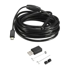 Hot Sale 3.5M 7mm 6 LED USB Endoscope IP66 Waterproof Borescope Inspection Tube Camera For Android