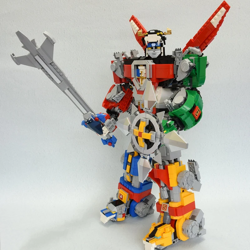 

The Voltron King Building Blocks Compatible legoed 21311 16057 11011 39125 Movie Model Bricks DIY Toy Birthday Christmas Gift