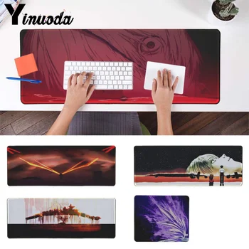 

Yinuoda Custom Skin End of Evangelion Unique Desktop Pad Game Mousepad Speed/Control Version Large Gaming Mouse Pad