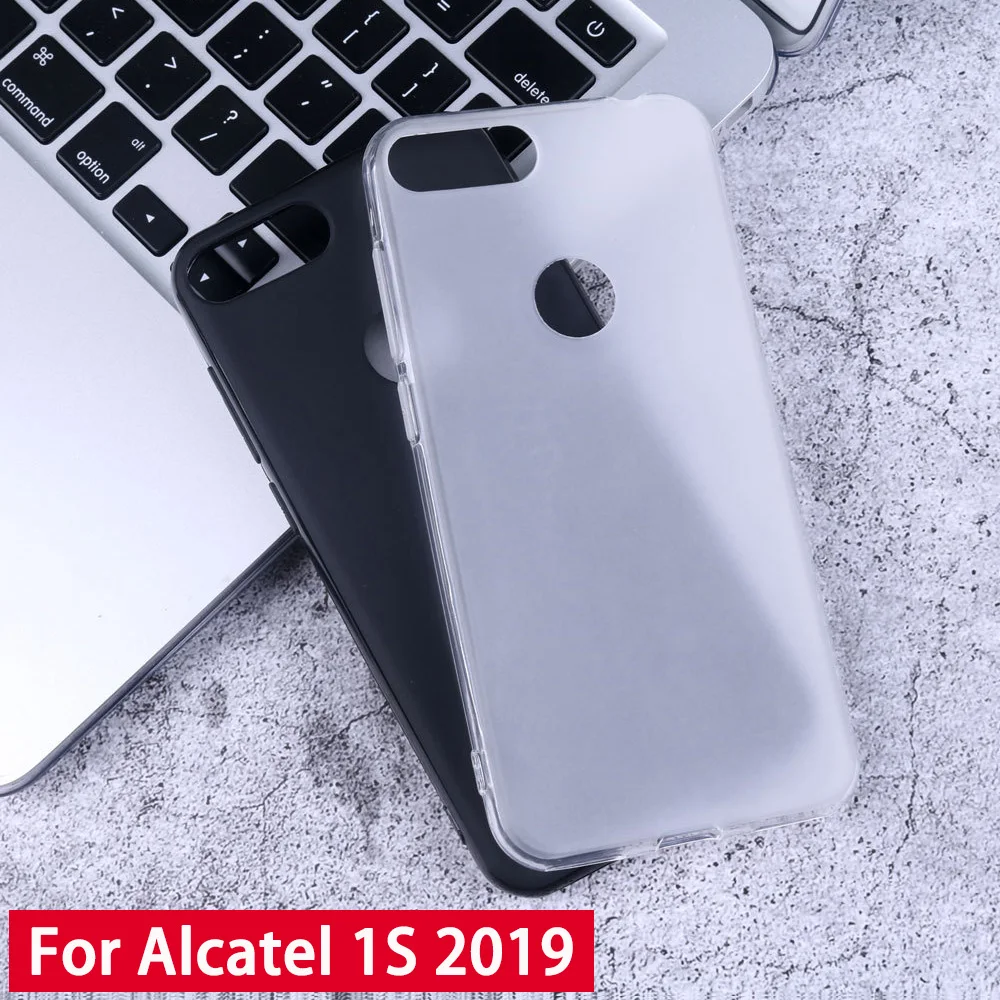 

JONSNOW Soft Case for Alcatel 1S 2019 TPU Case Pudding Anti Skid Silicone for Alcatel 3 3L 1C 1X 2019 5003D 5039D 5053Y Cases
