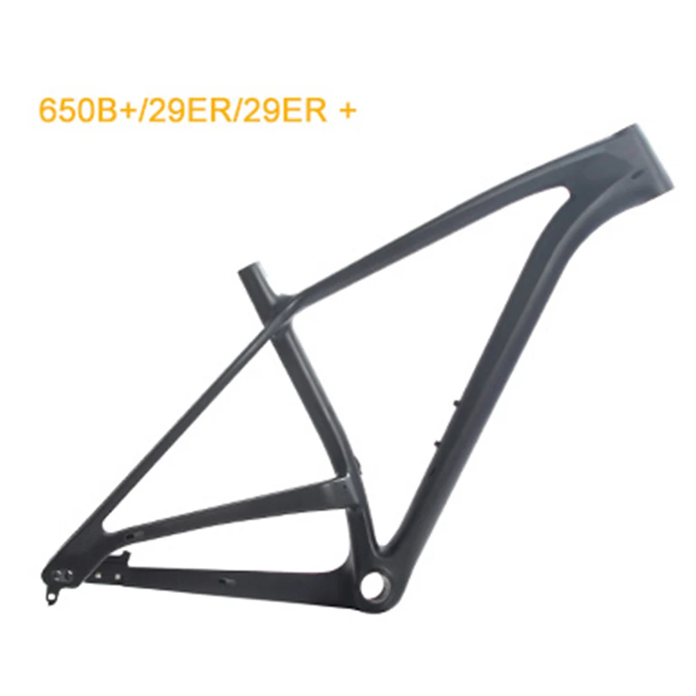 УГЛЕРОДНЫЙ матовый глянцевый горный велосипед 29ER Plus MTB рама для велосипеда 148 мм 17