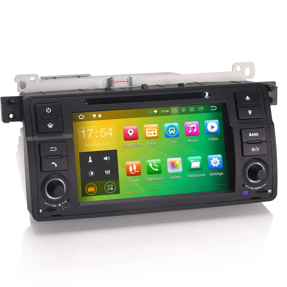 7" Android 8.0 Oreo OS Car DVD Multimedia Navigation GPS ...