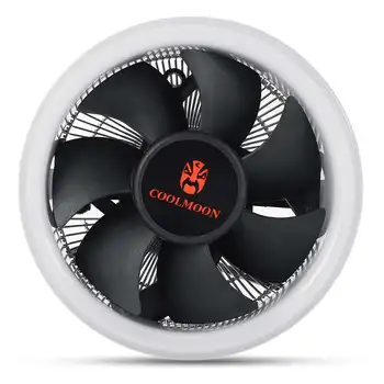 

PC CPU Cooler Fan Heatsink LED Colorful Aperture CPU Cooling Fan Quiet Radiator For Intel 775/1156 for AMD AM2 AM2+ AM3 AM3+