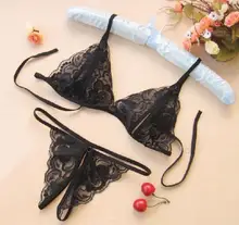 2016 New Arrival Women Hot Sexy Lingerie Set Ladies Exotic Apparel Sexy Lace Perspective Underwear Costumes 4 Colors