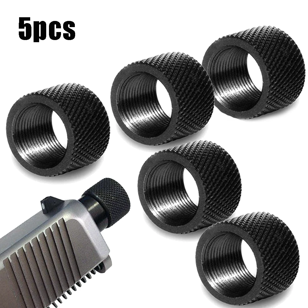 

5PCS 1/2x28 (1/2-28) Thread Protector Black Oxide Steel Made of Steel And Finished In Black Oxide