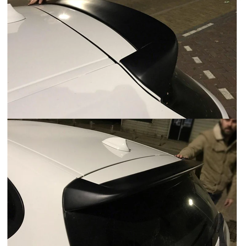 Карбоновое волокно/FRP задний спойлер на крышу автомобиля крыло окна для BMW 1 серии