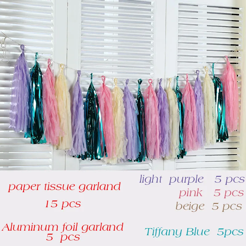 tissue garland color 3 