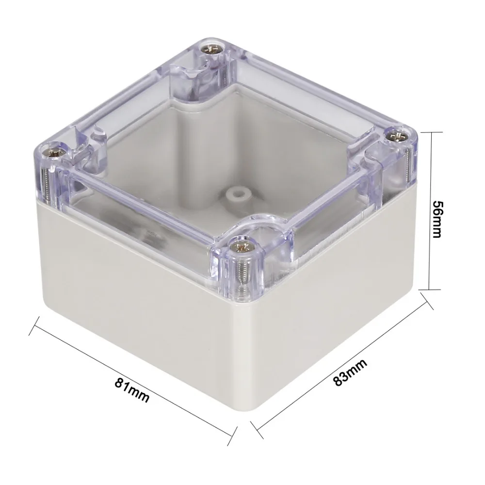 Uxcell 200x120x56 мм Wateproof электронный распределительный проект коробка ABS пластик DIY корпус чехол для наружной/внутренней коробки 158x90x60 мм