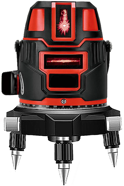 Super Green Laser 360 Degrees Rotary Level 5 Lines 6 Points Outdoor 635nm Corss Line Lazer Level Points Level Tilt Function (6)