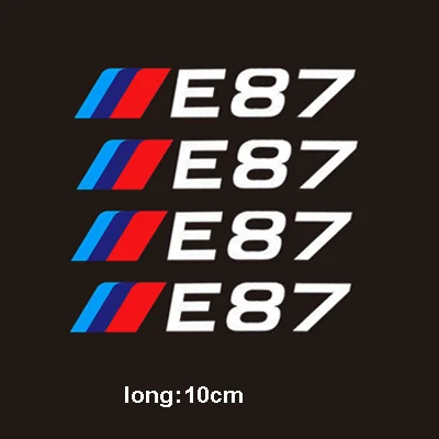 4 шт. Новый E30 E34 E36 E39 E46 E60 E90 автомобильный обод наклейка для bmw 1 3 5 серии m3 m5 120i 130i 318i