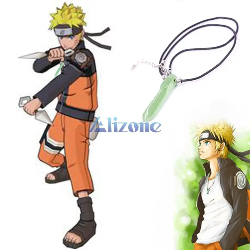 NEW Naruto Crystal Necklace Action Figures Cartoon Anime Kunai Zumaki  Shuriken Kakashi Cosplay Accessories Pendant Jewelry