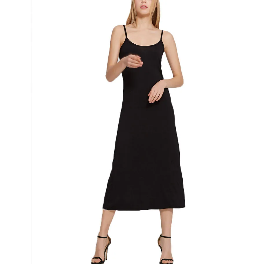 Slip Dress Black Lingerie Long Slip Dress For Women Full Slip Underwear ...
