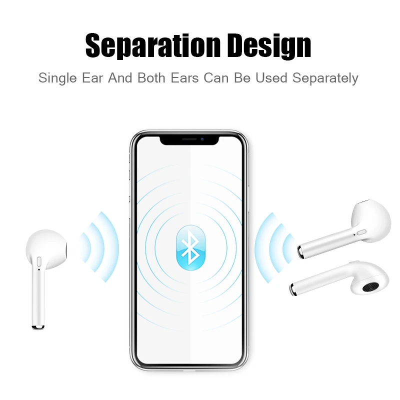 I7s Mini Tws маленькие беспроводные Bluetooth наушники Наушники для Huawei Honor V20 V10 V9 V8 9n 10i 9i 10 P