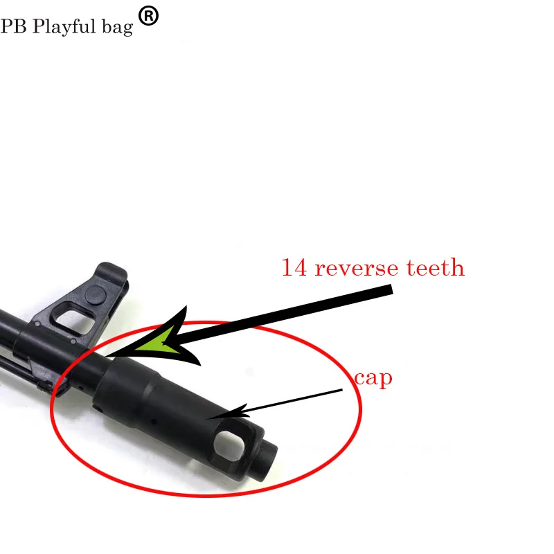 Открытый тактика DIY Спортивные хобби гель мяч пистолет renxiang AK47 изменение огонь крышка 14 Обратного Зубы 19 мм внешний диаметр части KD29