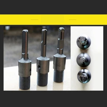 

New Diamond Dry Water Drill Bit 65 Mn Steel MX Drill Bit Converter Hammer Pole Round handle Square handle Impact Drill
