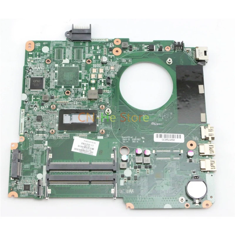 

FOR HP PAVILION 15-F 15-F010DX LAPTOP MOTHERBOARD 782103-501 782103-001 DA0U83MB6E0 W/ i3-4010U CPU