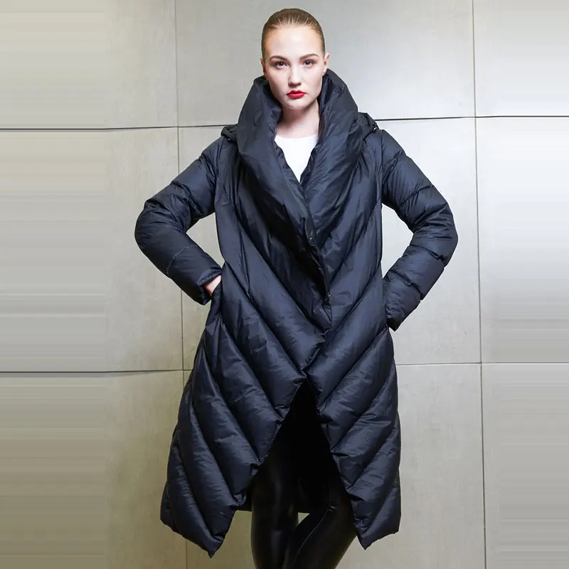 Mujer Abrigo Royal Fourrure 2018 wine Classique Manteau 4xl Blue Femmes La Invierno Camperas Red Hiver Veste Z6195 Taille Plus Black Neige De Parc dark Épais Col 5BFYXwqw