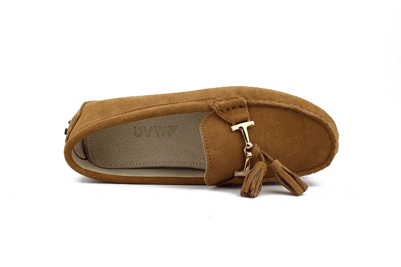 2022 100% Genuine leather Women flats New Brand Handmade Women Casual leather shoes Leather Moccasin Fashion Lady Driving Shoes