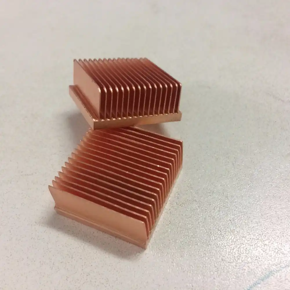 DIY 2pcs/lot 25x25x11mm copper heat sink power supply CPU Copper